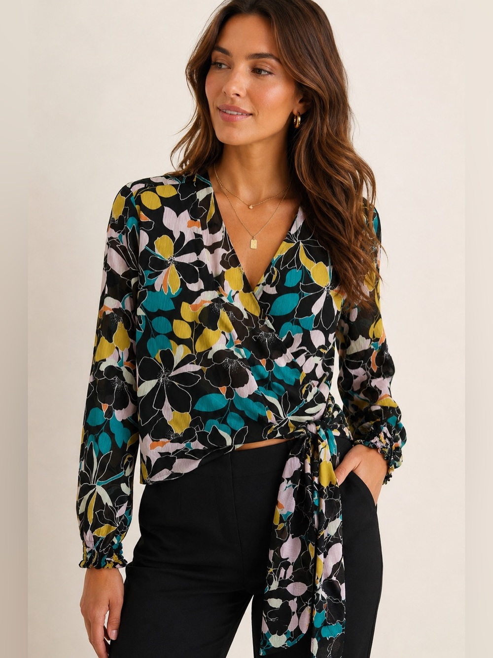 BAR III Wrap Top NWT
